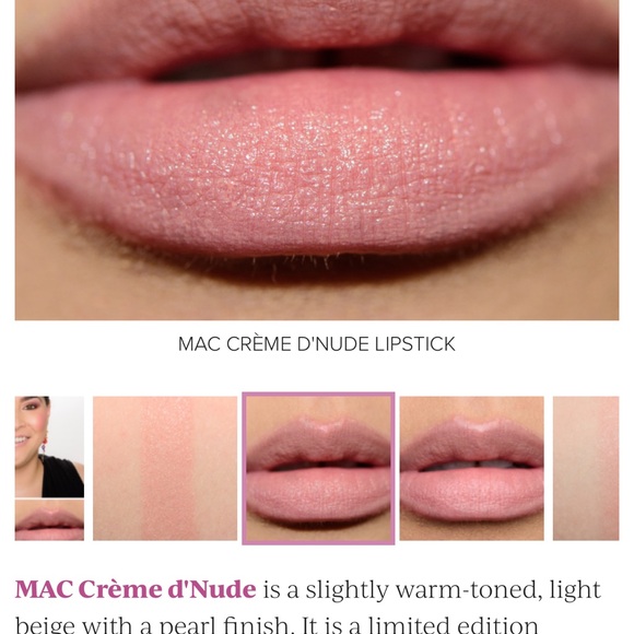MAC Cosmetics Crème D’nude lipstick special packaging - Picture 8 of 8